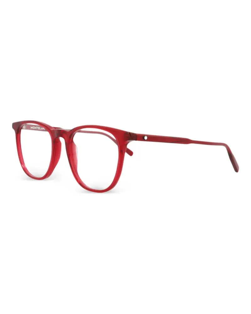 Montblanc Brille mit rundem Gestell - Rot Rot