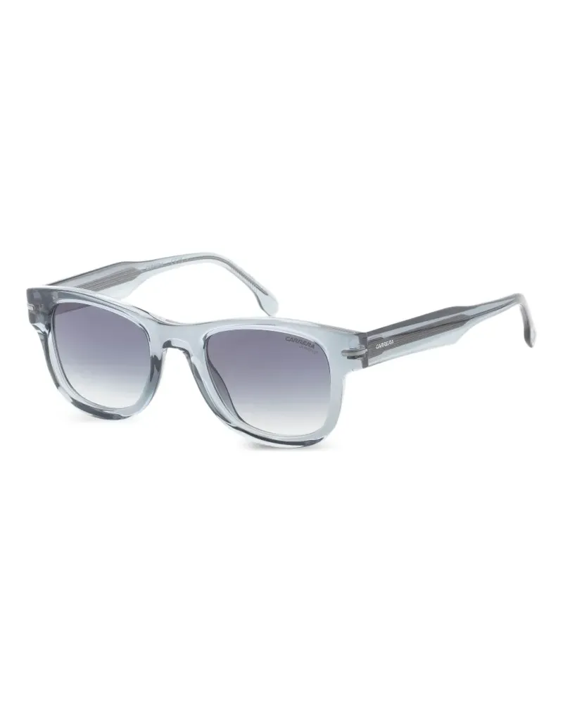 Carrera Sonnenbrille mit eckigem Gestell - Blau Blau