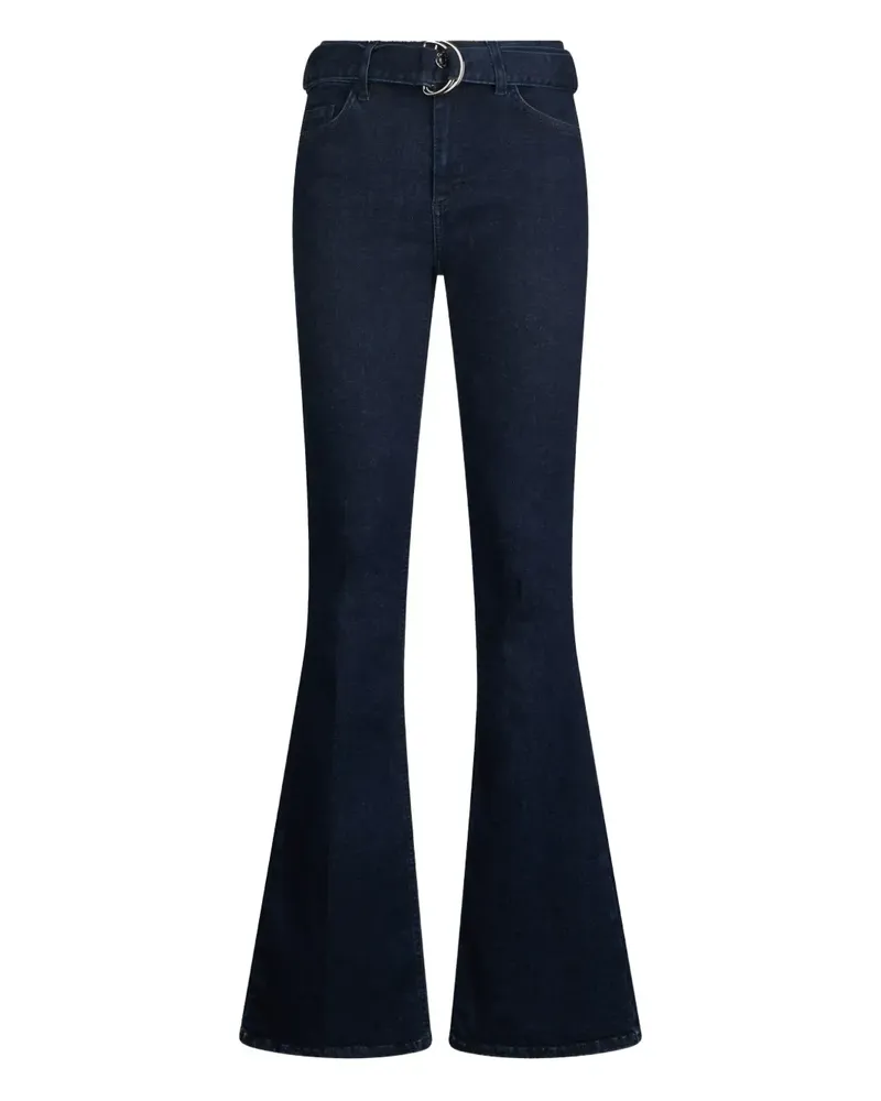 Liu Jo Schlagjeans mit Gürtel - Blau Blau