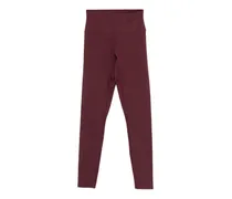 Sport-Leggings mit hohem Bund - Rot