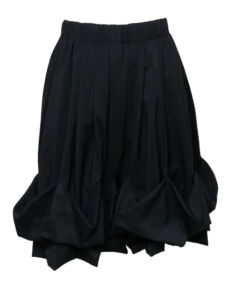 ENFÖLD roll-up draped shorts - Schwarz Schwarz