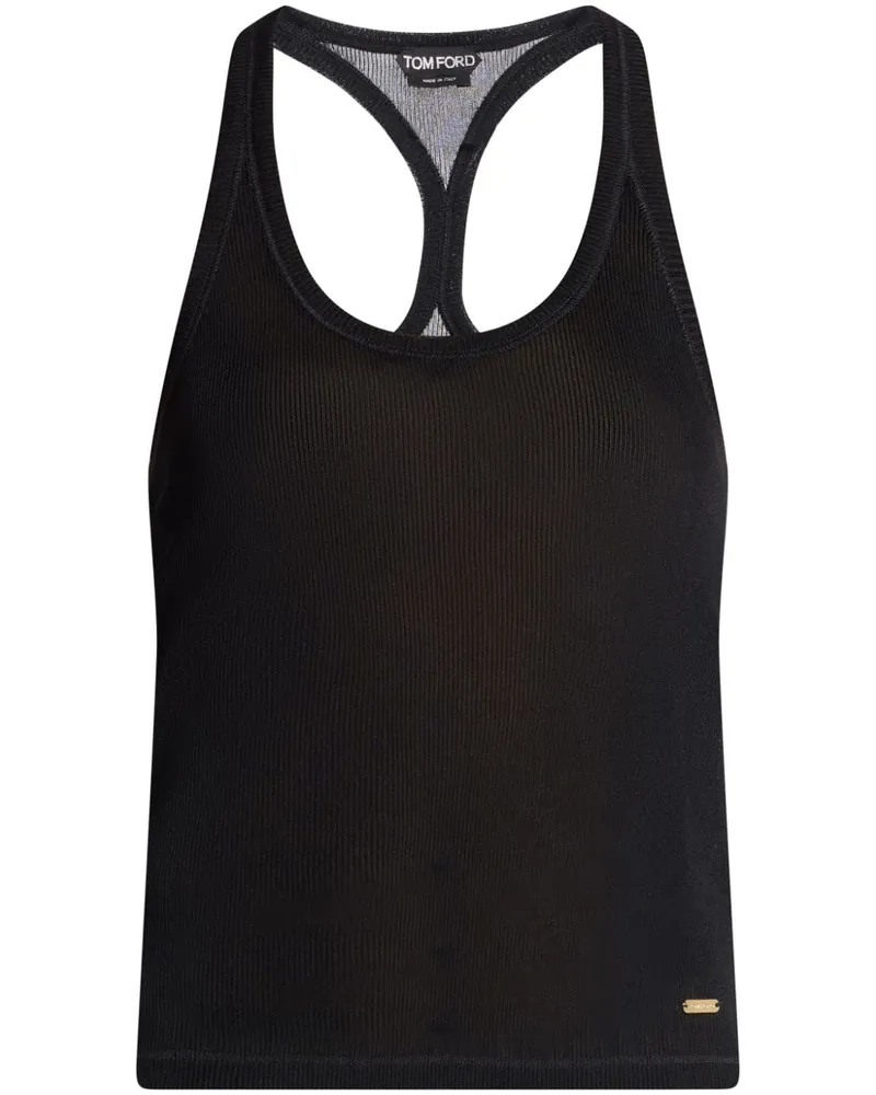Tom Ford Cut and Sewn Oberteil - Schwarz Schwarz