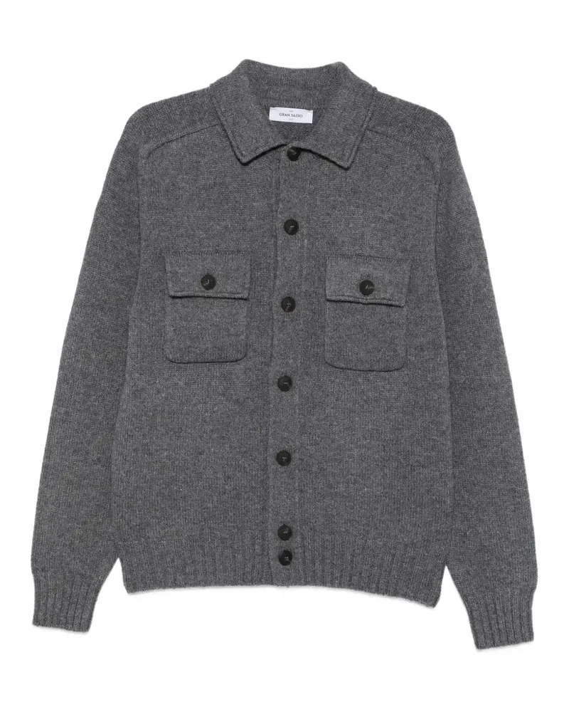 Gran Sasso Cardigan mit Knöpfen - Grau Grau