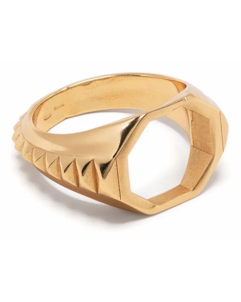 Emanuele Bicocchi Ring mit Nieten - Gold Gold