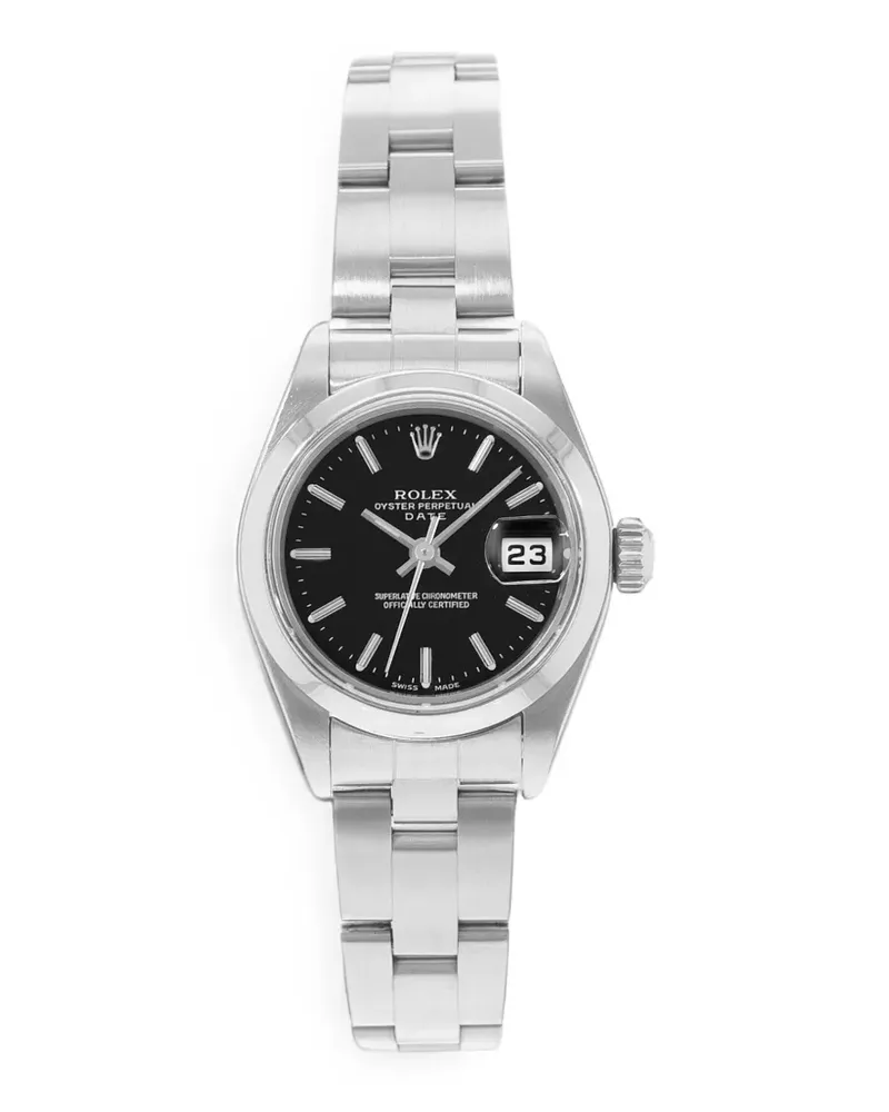 Rolex Oyster Perpetual Date Armbanduhr 26mm - Schwarz Schwarz