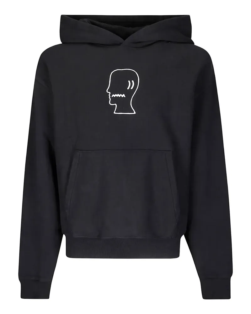 Brain Dead logo-print hoodie - Schwarz Schwarz