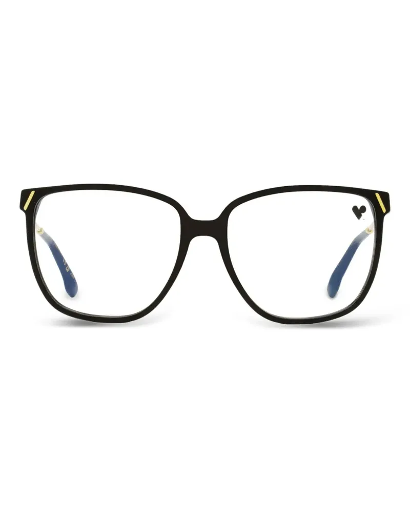 Victoria Beckham Brille mit eckigem Gestell - Schwarz Schwarz