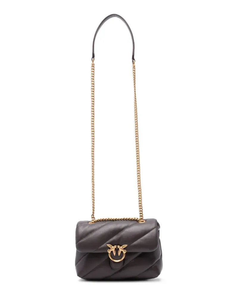 Pinko small Love Mini quilted cross body bag - Braun Braun