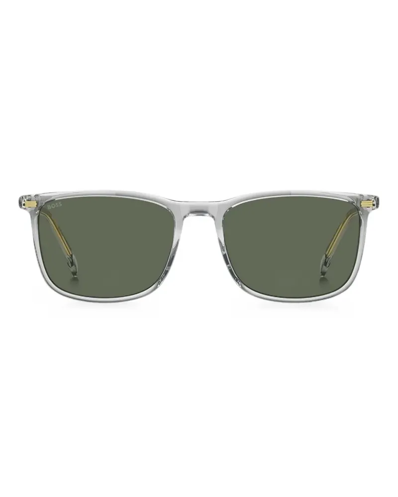 HUGO BOSS rectangle-frame sunglasses - Grau Grau