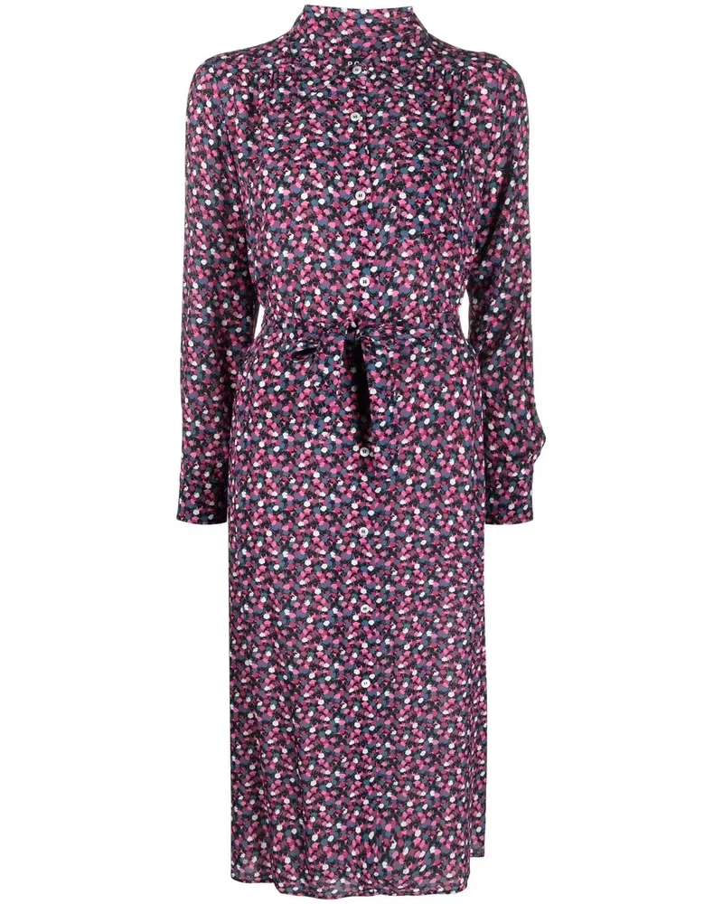 A.P.C. Langärmeliges Hemdkleid - Rosa Rosa