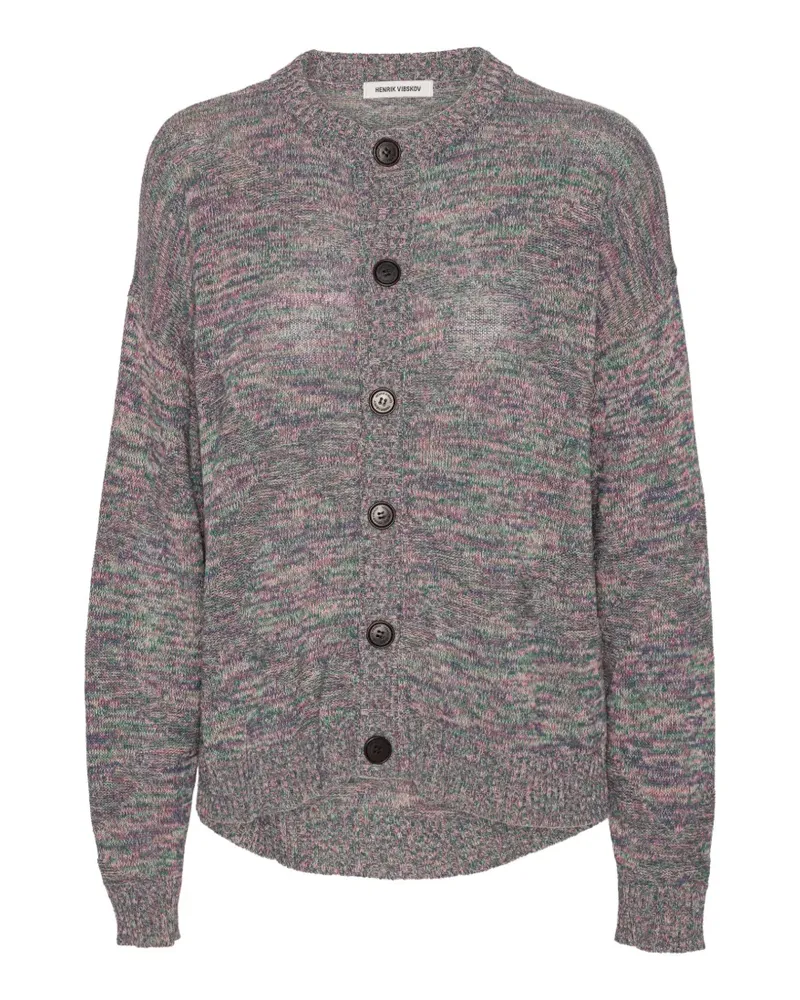 Henrik Vibskov intarsia-knit cardigan - Grau Grau