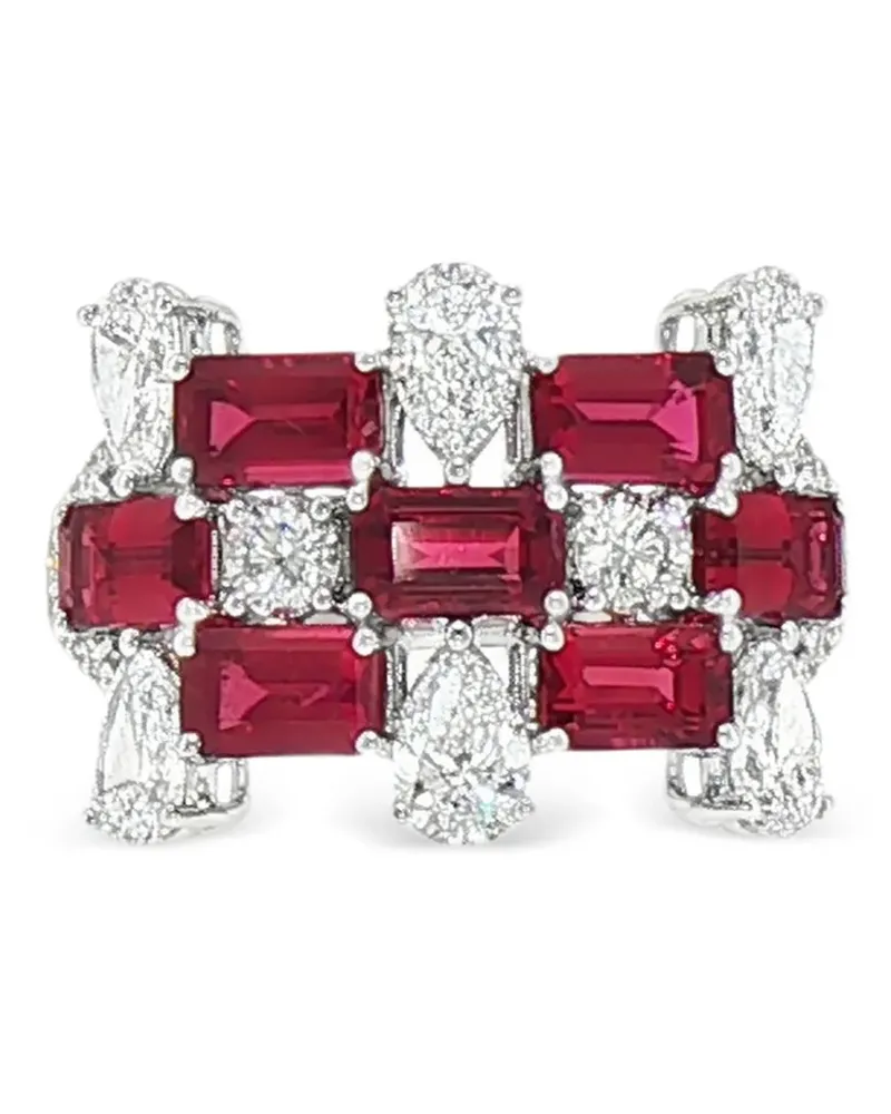 HYT Jewelry ruby and diamond ring - Silber Silber