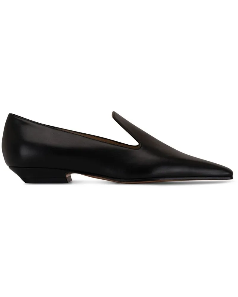 KHAITE Klassische Loafer Schwarz