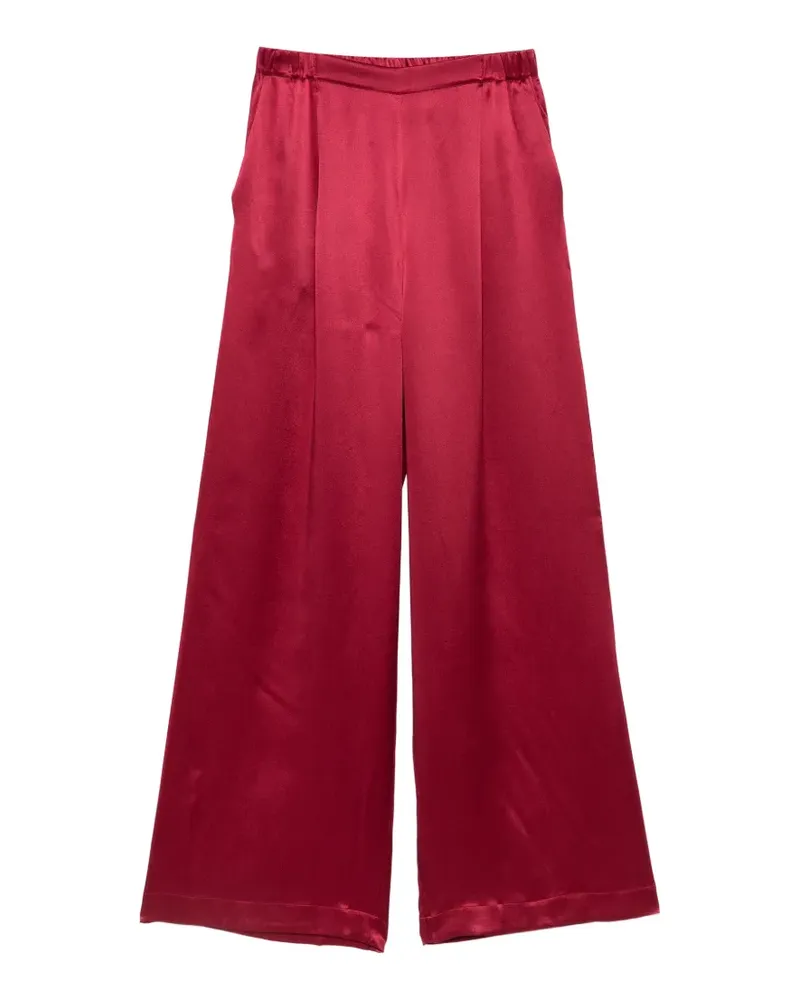 Carine Gilson Hose aus Seidensatin - Rot Rot