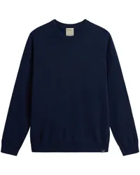 Woolrich Kaschmirpullover mit rundem Ausschnitt Blau