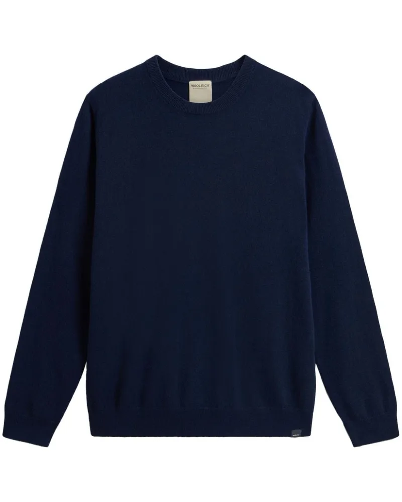 Woolrich Kaschmirpullover mit rundem Ausschnitt - Blau Blau
