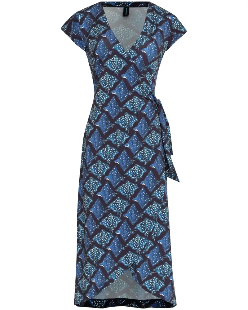 Lygia & Nanny Falcão Midikleid - Blau Blau