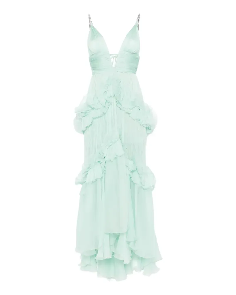 Maria Lucia Hohan ruffled maxi dress - Grün Grün