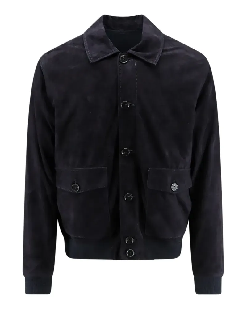 Arma Wendbare Tomme Wildlederjacke - Blau Blau