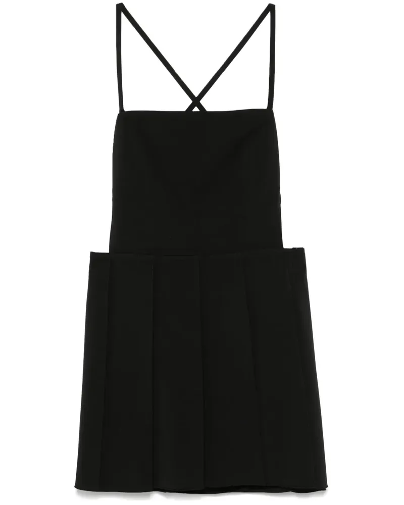 LOW CLASSIC Plissiertes Minikleid - Schwarz Schwarz