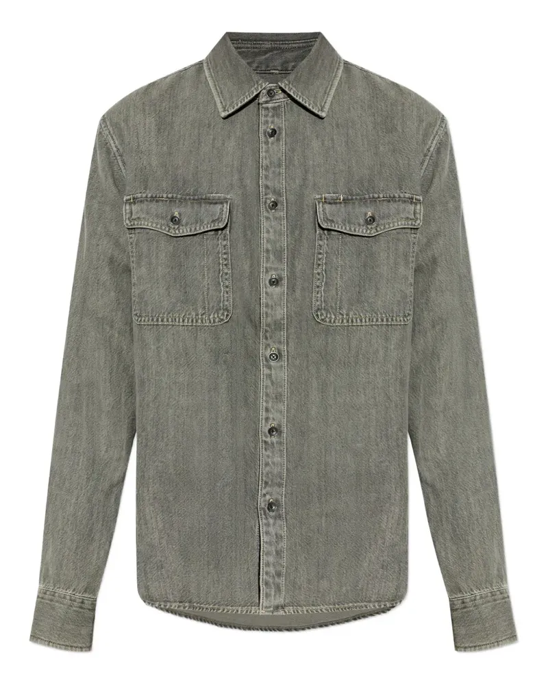 Rag & Bone patch-pocket shirt - Grau Grau
