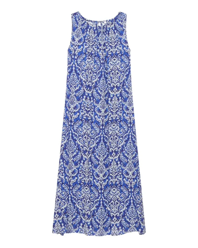 Maliparmi Ikat-print maxi dress - Blau Blau