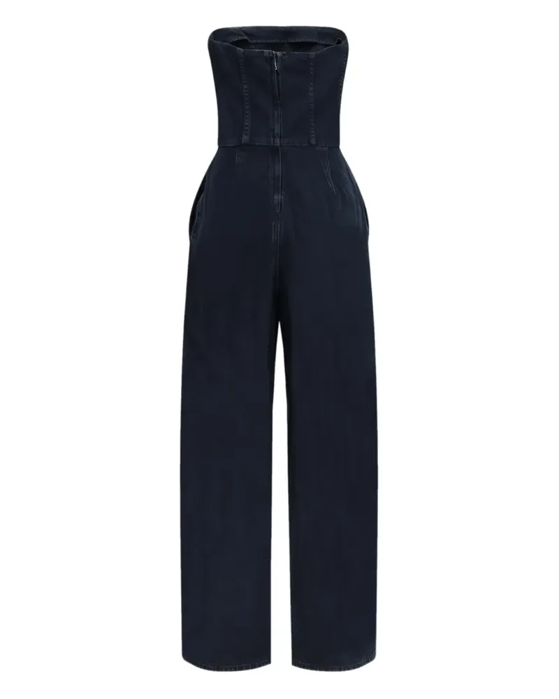 AGOLDE Agyness strapless jumpsuit - Blau Blau
