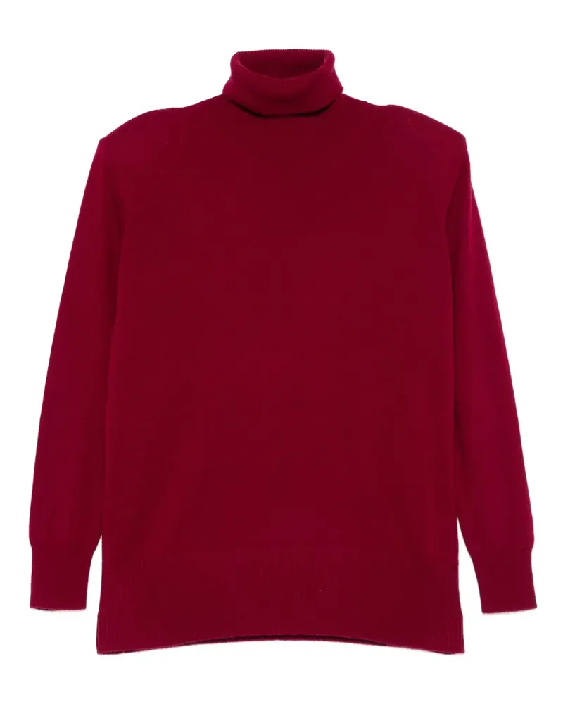 Alpha Studio Pullover mit Rollkragen - Rot Rot