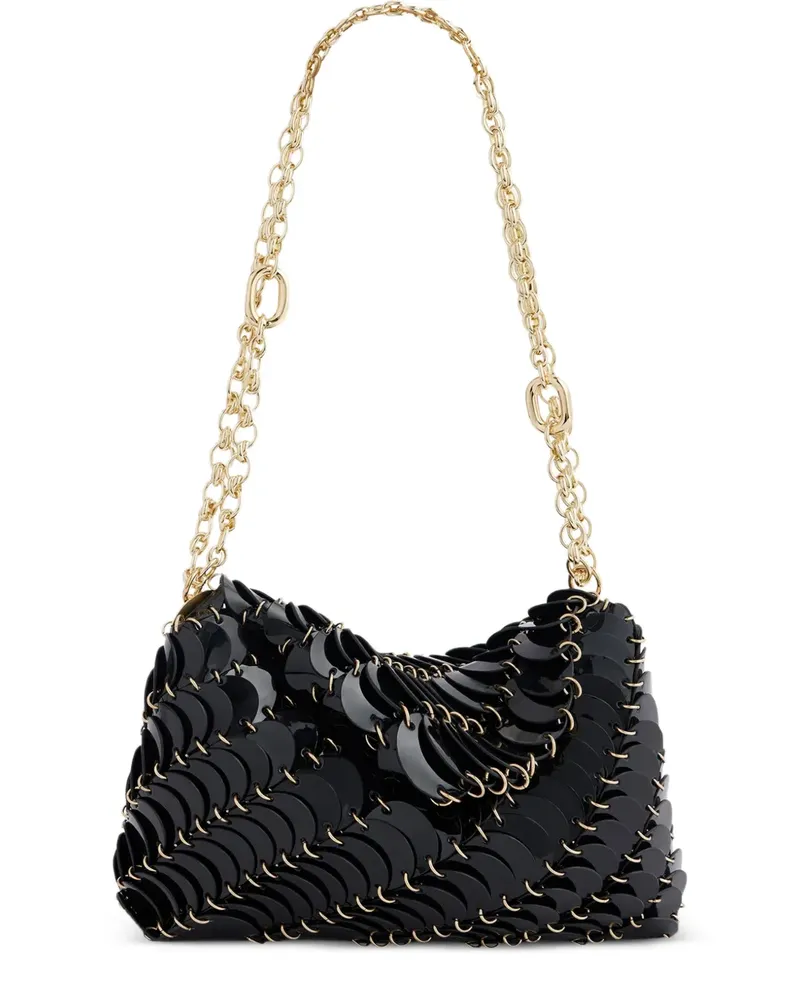 Paco Rabanne Paco Schultertasche aus Lackleder - Schwarz Schwarz