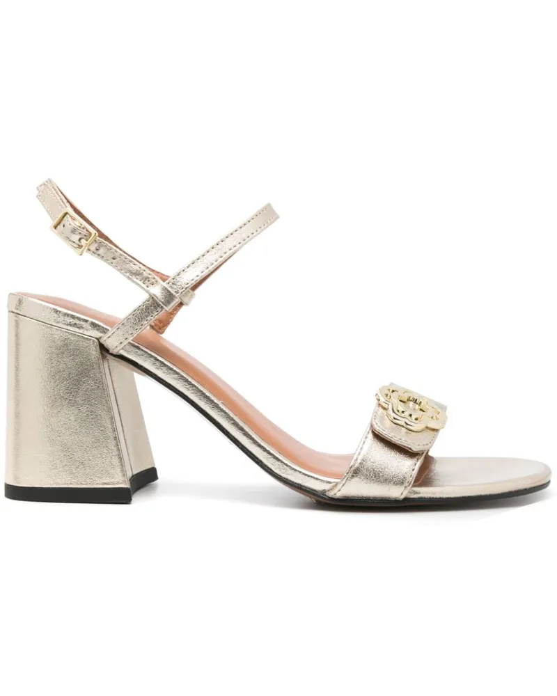 Maje Klassische Sandalen 85mm - Gold Gold
