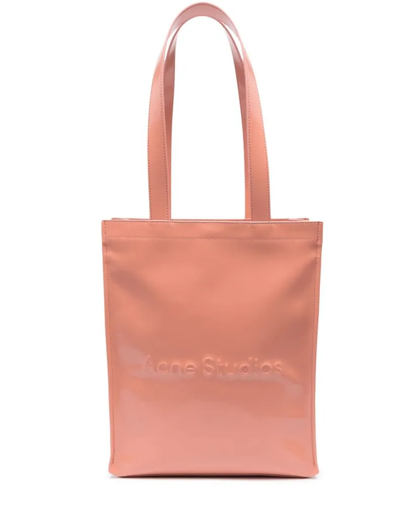 Acne Studios Shopper mit Logo - Rosa Rosa