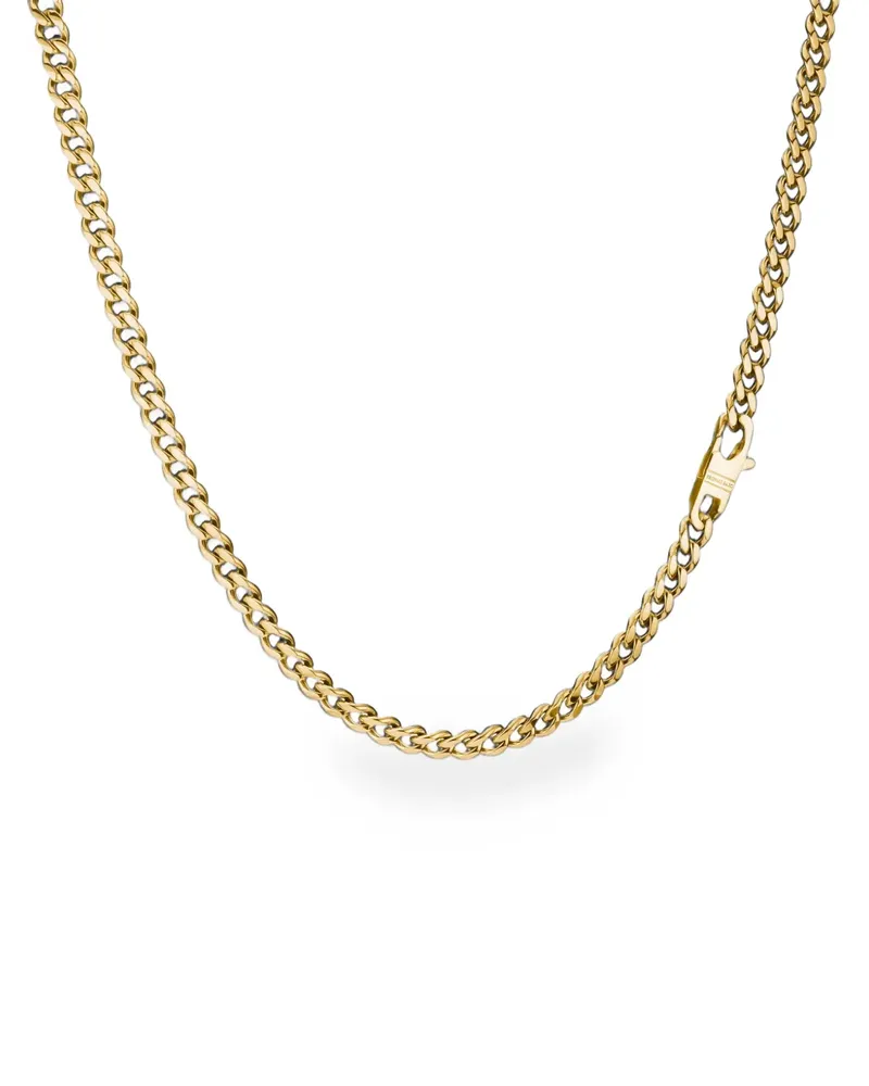 Thomas Sabo Rebel Steel curb chain necklace - Gold Gold