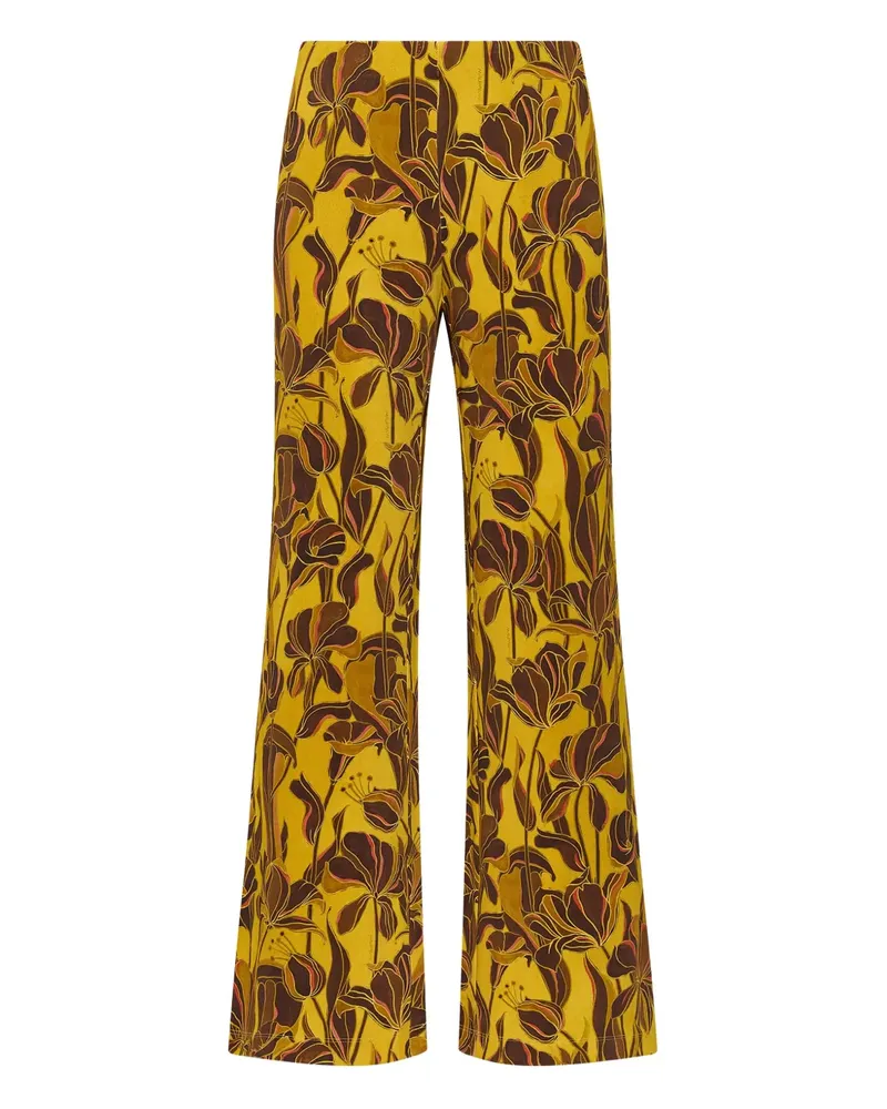 Maliparmi Lily's Ballet Hose mit Blumen - Gelb Gelb
