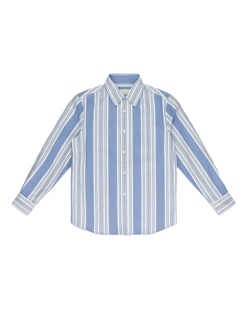 Aimé Leon Dore Gestreiftes Hemd - Blau Blau