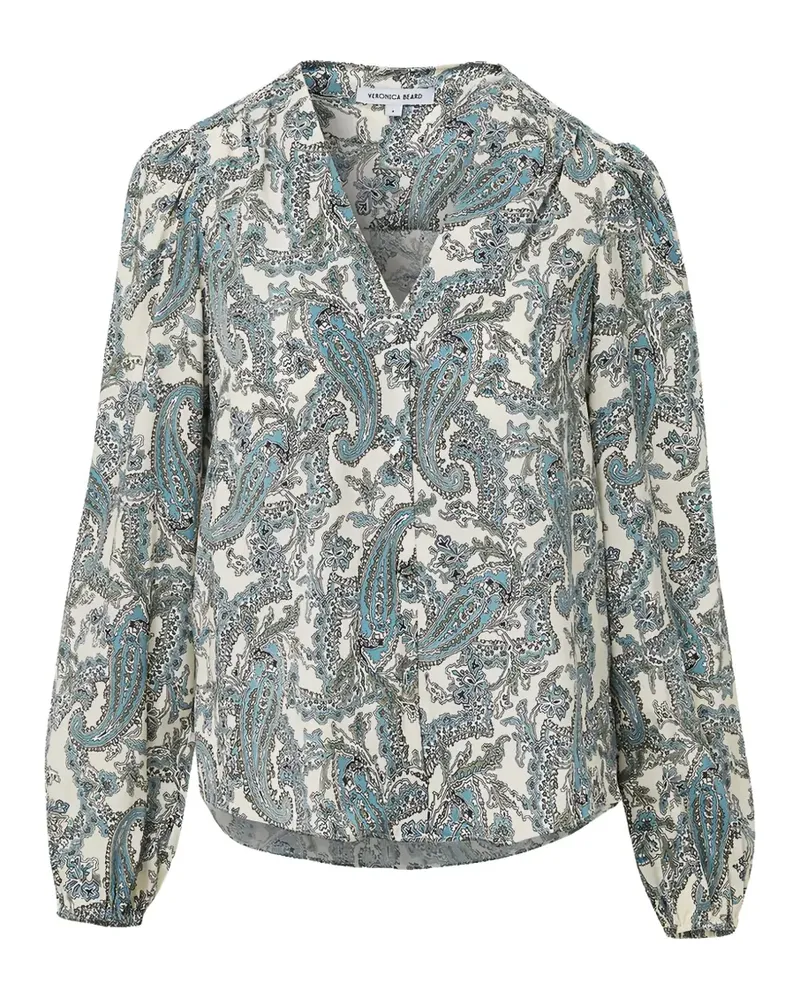Veronica Beard Farah Bluse mit Paisleymuster - Weiß Weiß