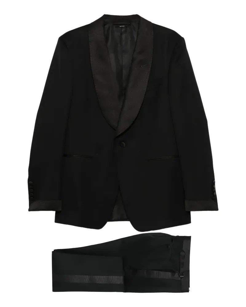Tom Ford shawl-collar dinner suit - Schwarz Schwarz