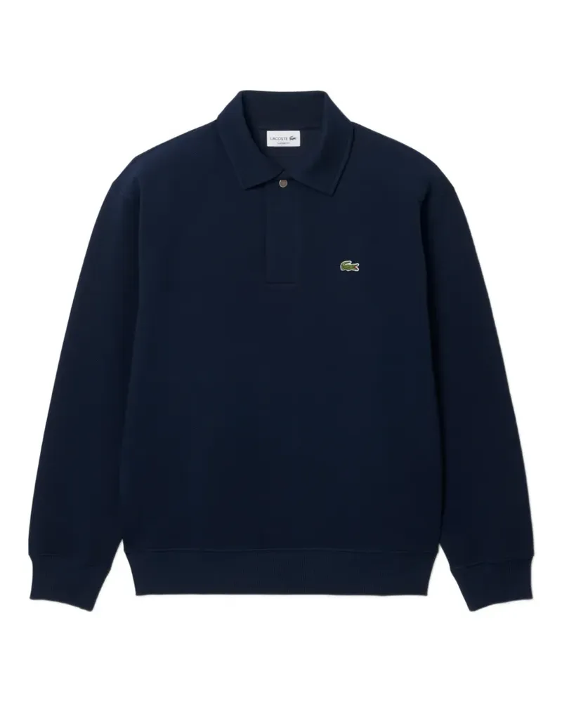 Lacoste polo collar piqué sweatshirt - Blau Blau