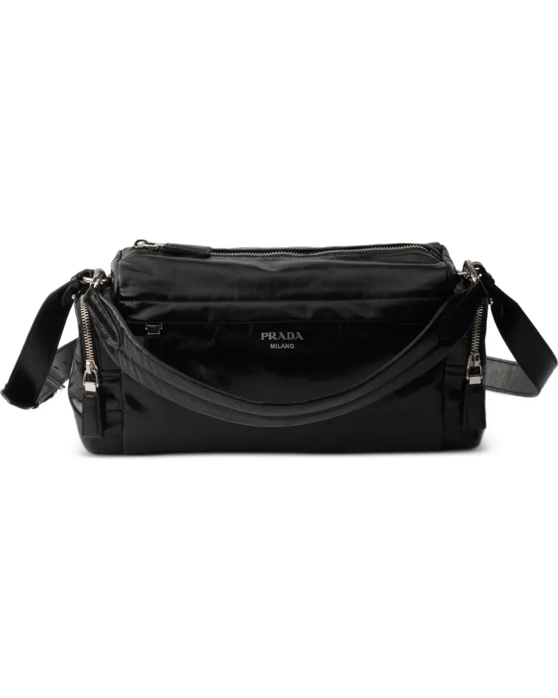 Prada leather shoulder bag - Schwarz Schwarz
