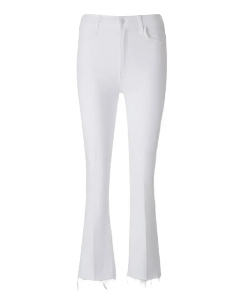 Mother The Hustler ankle-fray jeans - Weiß Weiß