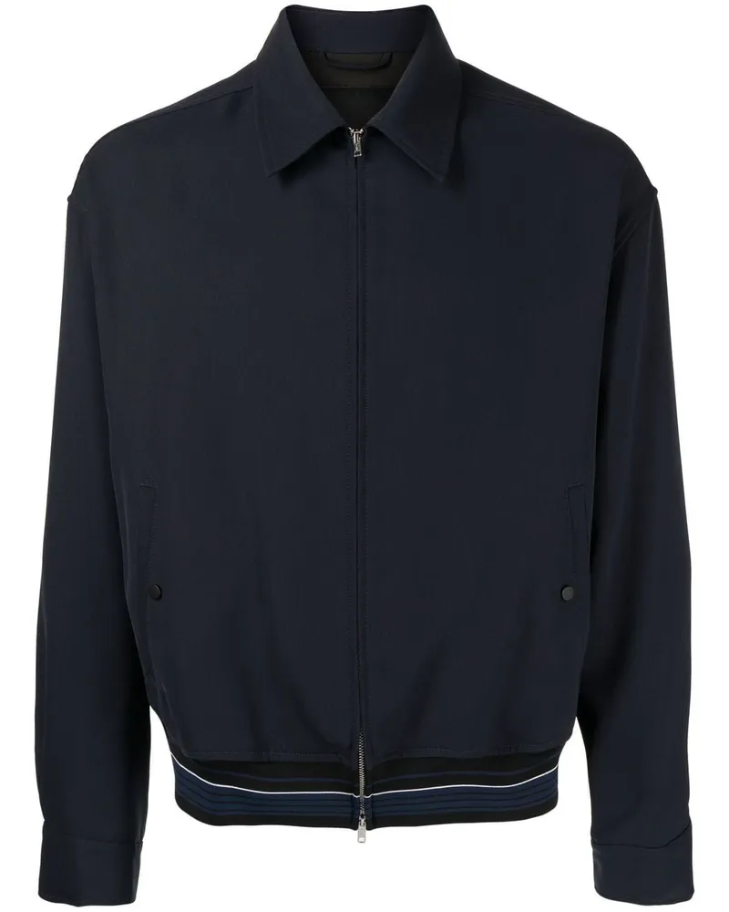 3.1 phillip lim Hemdjacke mit Streifendetails Blau