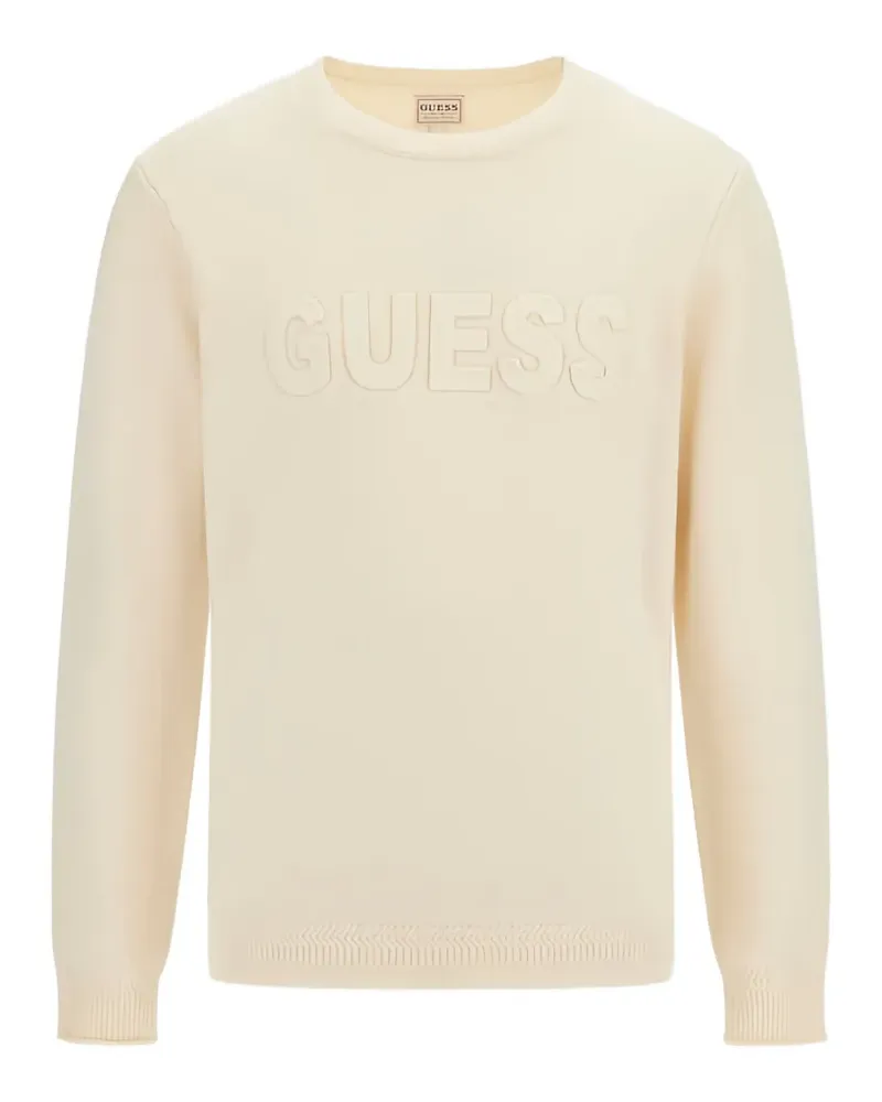 Guess Pullover mit eingeprägten Logos - Nude Nude