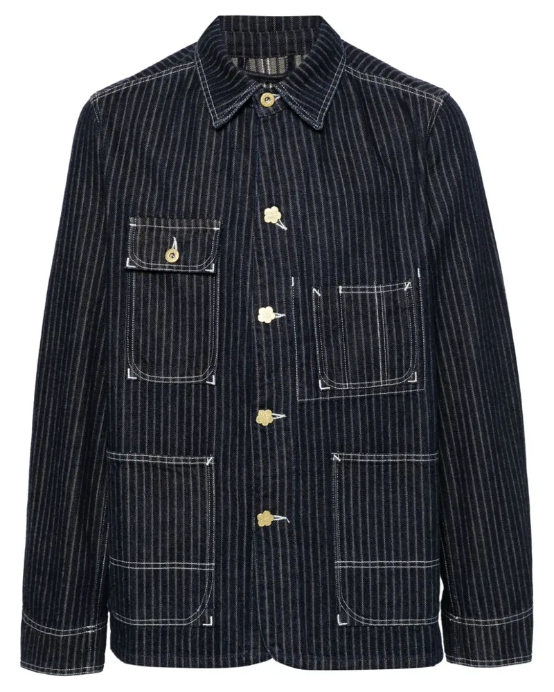 Kenzo Kuroki Japanese Jeansjacke - Blau Blau