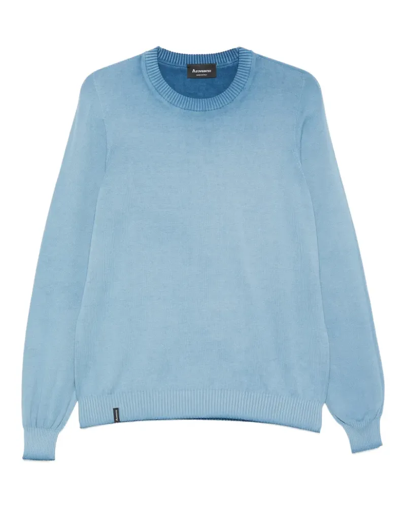 Arovescio crew-neck sweater - Blau Blau