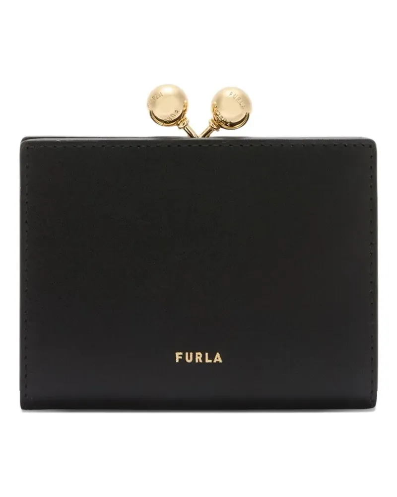 Furla Kleines Dot Portemonnaie - Schwarz Schwarz