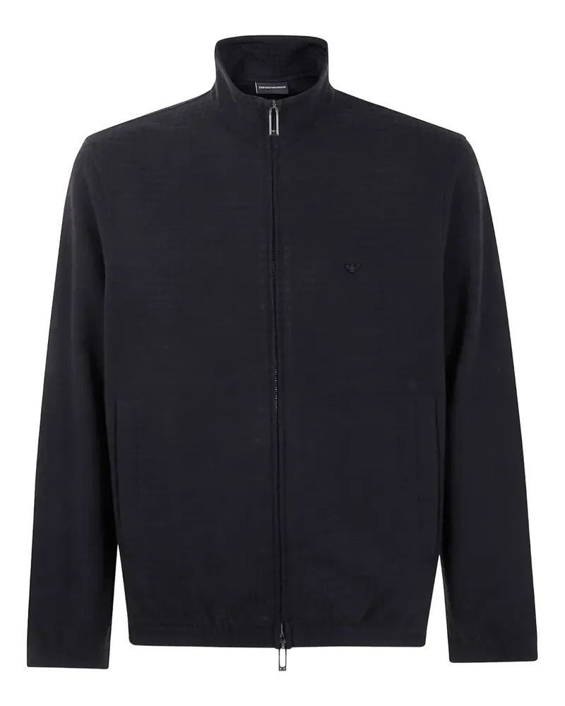 Emporio Armani Sweatshirt mit Reißverschluss - Schwarz Schwarz