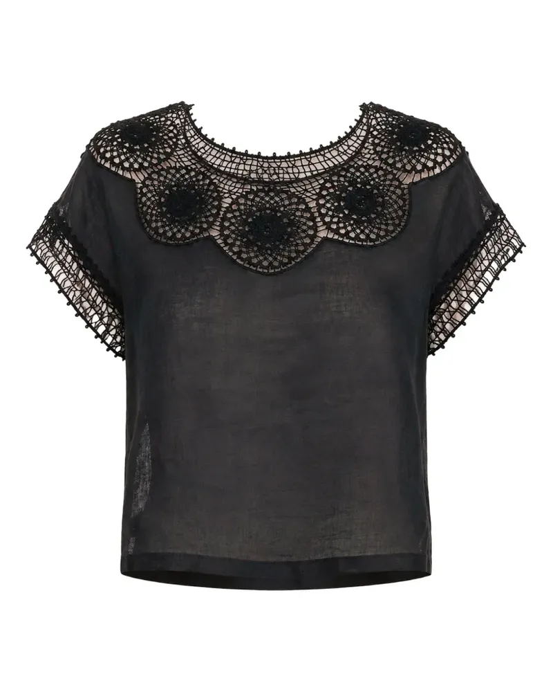 Nili Lotan Caila blouse - Schwarz Schwarz