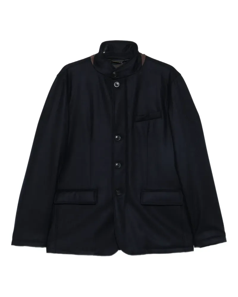 Herno Jacke mit Stehkragen - Blau Blau