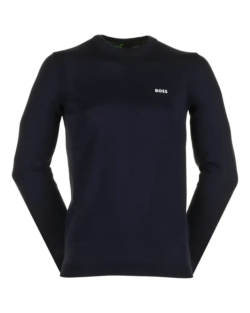 HUGO BOSS Ever-X Sweatshirt mit Logo - Blau Blau