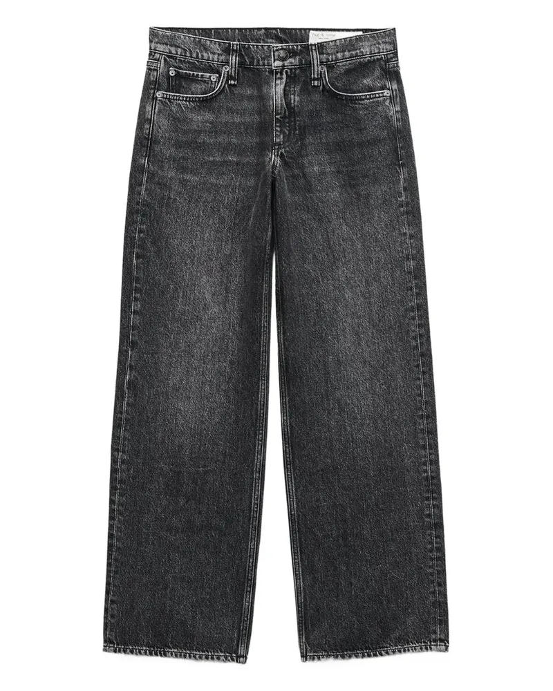 Rag & Bone Five-Pocket-Jeans - Schwarz Schwarz