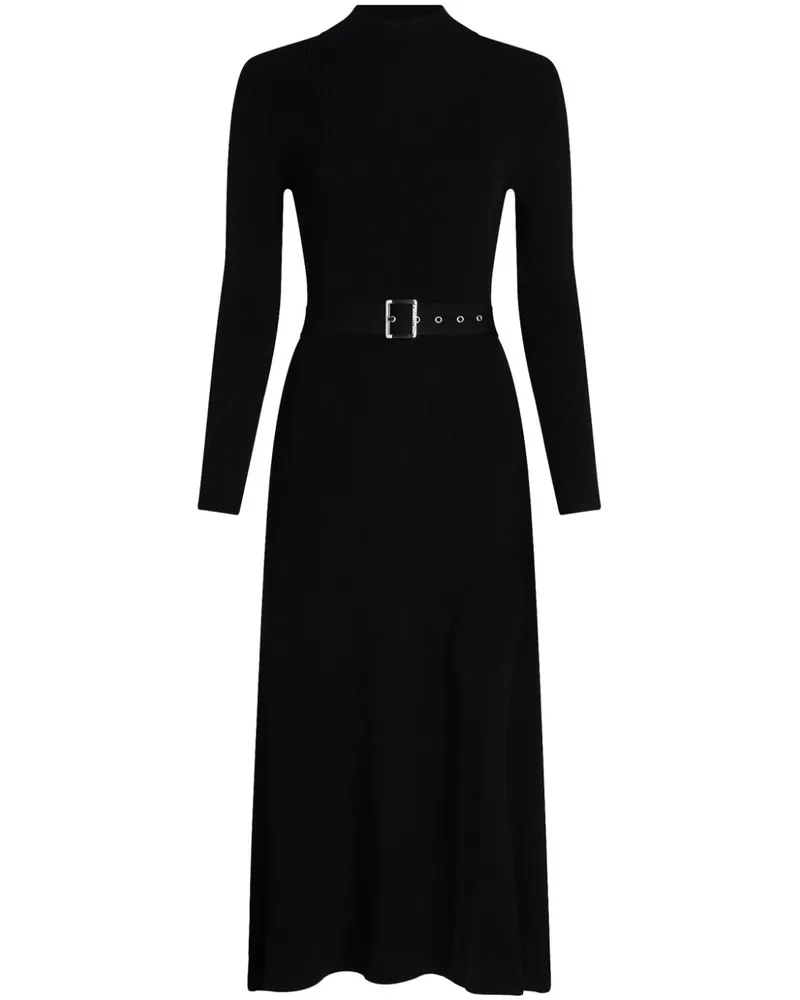 Karl Lagerfeld Strickkleid mit Gürtel - Schwarz Schwarz